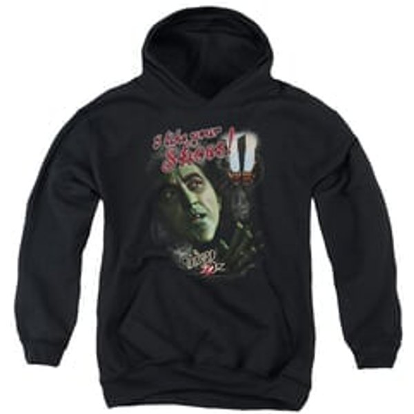 The Wizard Of Oz Kids Hoodie I like Your Shoes Black Youth Hoody