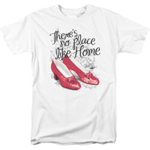 The Wizard Of Oz Shirt Red Ruby Slippers White T-Shirt