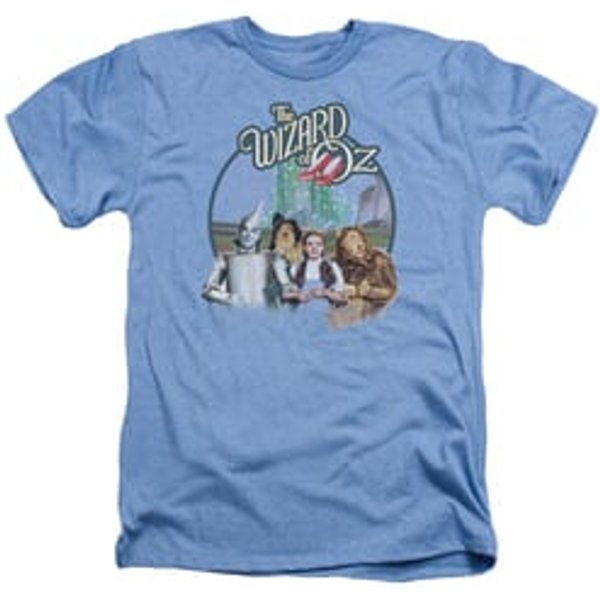The Wizard Of Oz Shirt We're Off To See Wizard Heather Light Blue T-Shirt