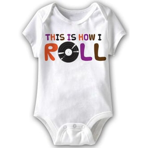 This Is How I Roll Funny Baby Romper White Infant Babies Creeper
