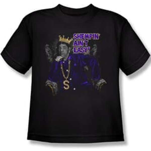 Three Stooges Kids Shirt Shempin Black Tee T-Shirt