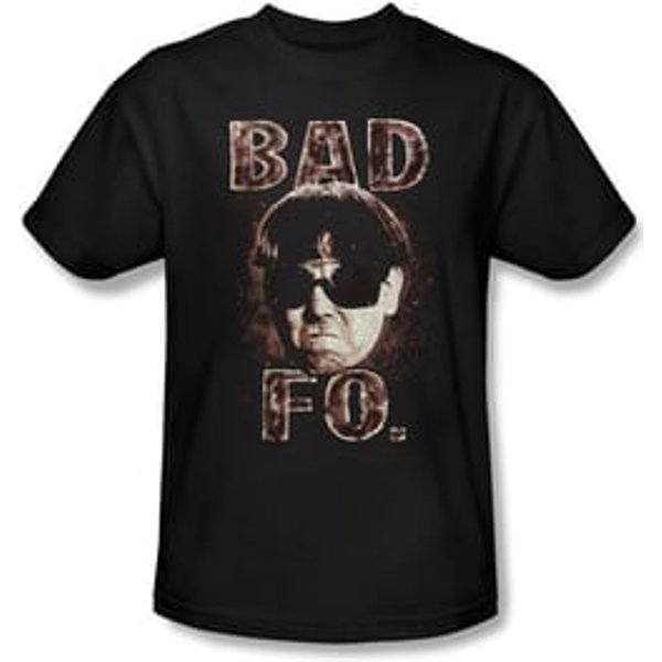 Three Stooges Shirt Bad Moe Fo Funny Adult Black Tee T-shirt