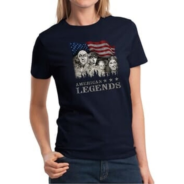 Three Stooges Shirt Rushmorons Ladies Tee T-Shirt