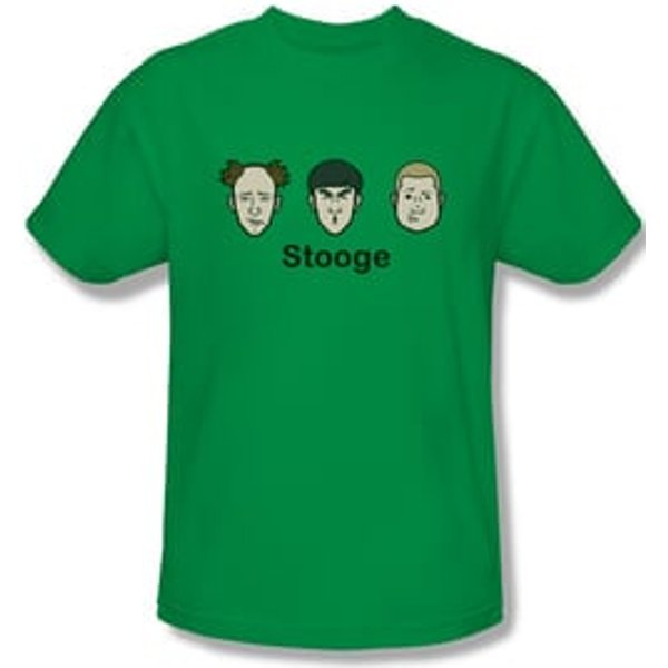 Three Stooges Shirt Stooges Adult Kelly Green Tee T-Shirt