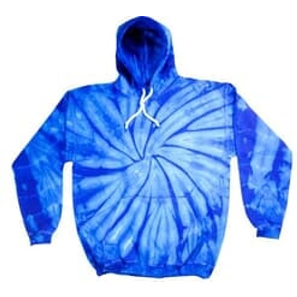 Tie Dye Hoodie Spider Royal Hoody