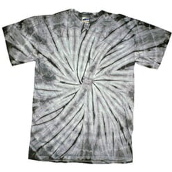Tie Dye T-shirt Spider Silver Retro Vintage Groovy Adult Tee Shirt