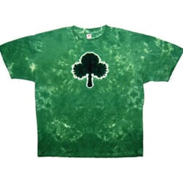 Tie Dye T-shirt - Sundog Irish Shamrock Green Tee