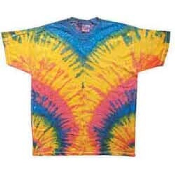Tie Dye Woodstock Retro Vintage Groovy Youth Kids T-Shirt Tee Shirt