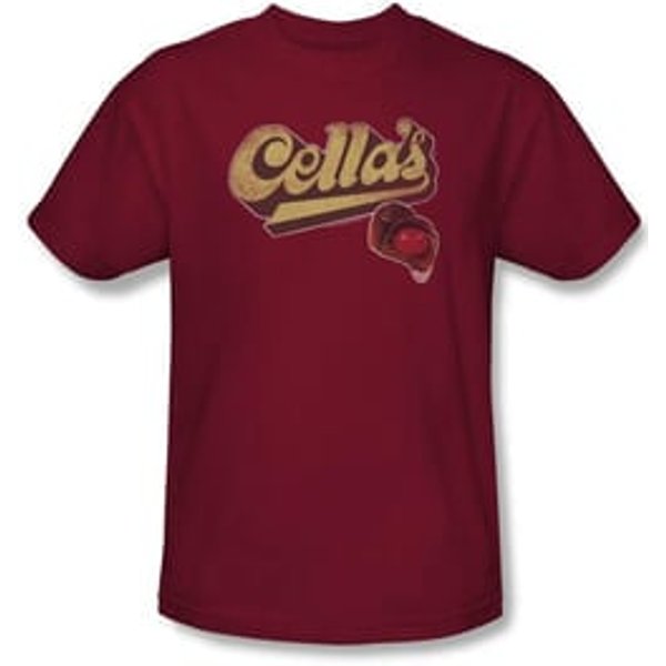Cella's Kids T-Shirts - Cella's Logo Cardinal Red Tee Youth