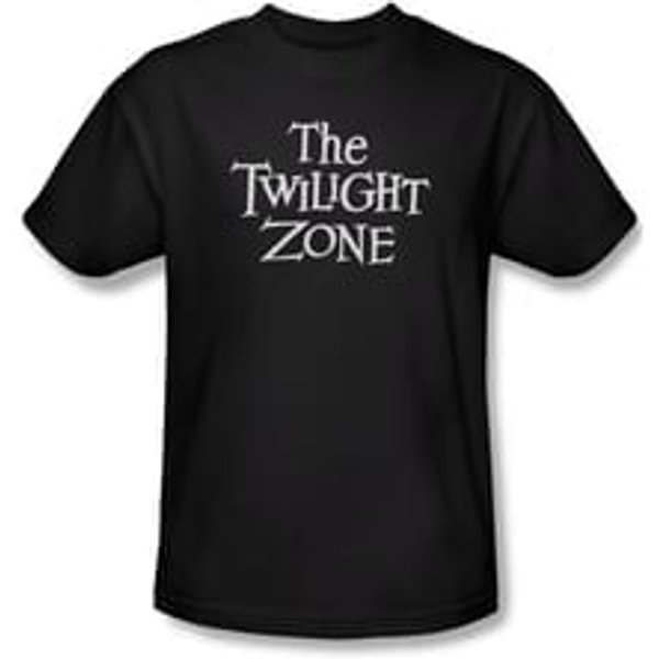 Twilight Zone Shirt Logo Black T-Shirt
