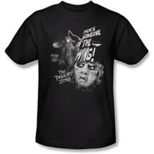 Twilight Zone Shirt On The Wing Black T-Shirt