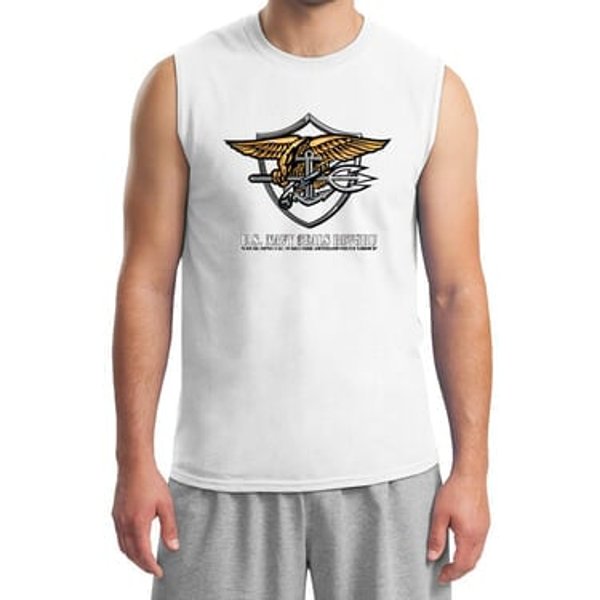 U.S. Navy Seal Shirt Devgru Mens Muscle Tee T-Shirt