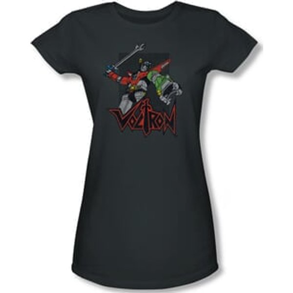 Voltron Shirt Juniors Roar Charcoal Tee T-Shirt