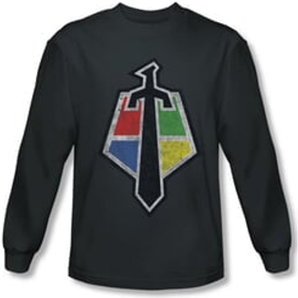 Voltron Shirt Sigil Long Sleeve Charcoal Tee T-Shirt