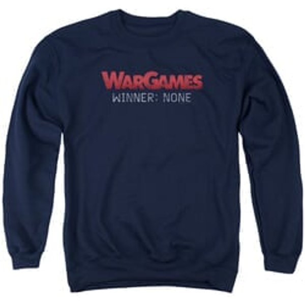 WarGames Sweatshirt Winner None Adult Navy Blue Sweat Shirt