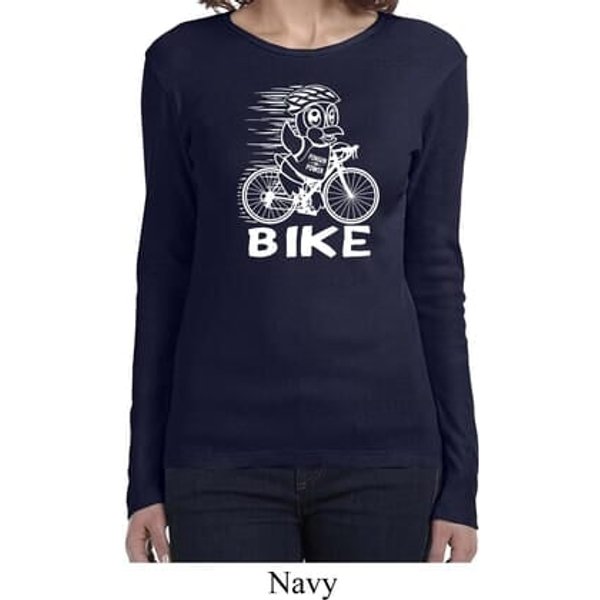 White Penguin Power Bike Ladies Long Sleeve Shirt