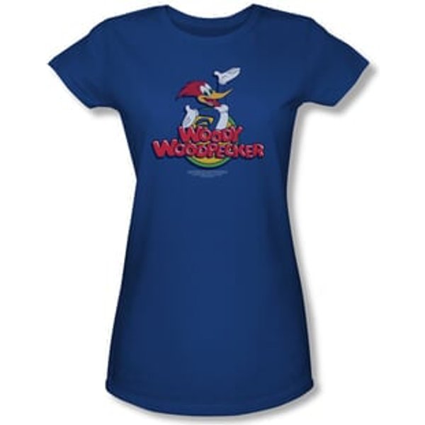 Woody Woodpecker Junior Shirt Woody T Royal Blue Tee T-Shirt