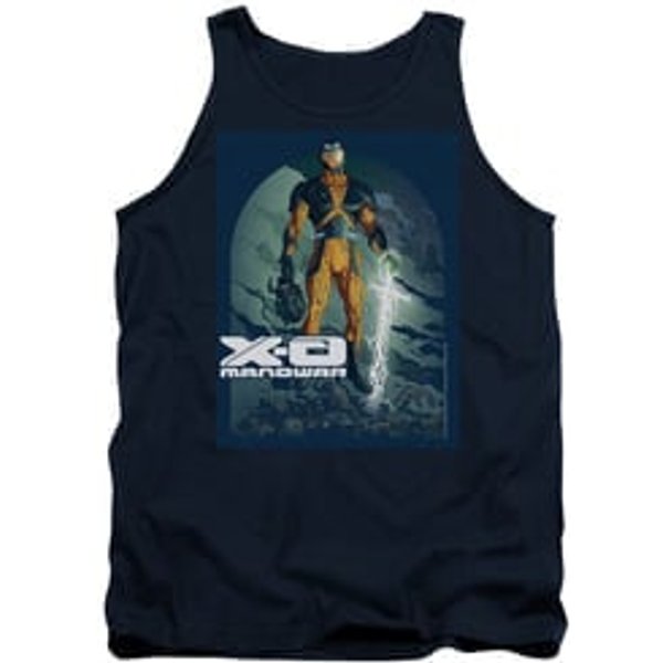X-O Manowar Tank Top Decapitated Navy Tanktop