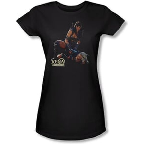 Xena: Warrior Princess Junior Shirt In Control Black Tee T-Shirt