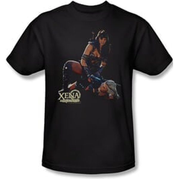 Xena: Warrior Princess Shirt In Control Adult Black Tee T-Shirt