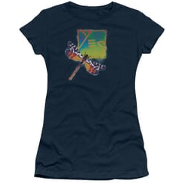 Yes Shirt Juniors Dragonfly Navy T-Shirt