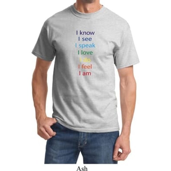 Yoga Chakra Words Adult Shirt