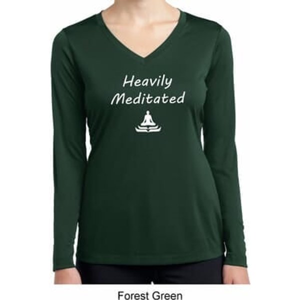 Yoga Heavily Meditated Ladies Moisture Wicking Long Sleeve