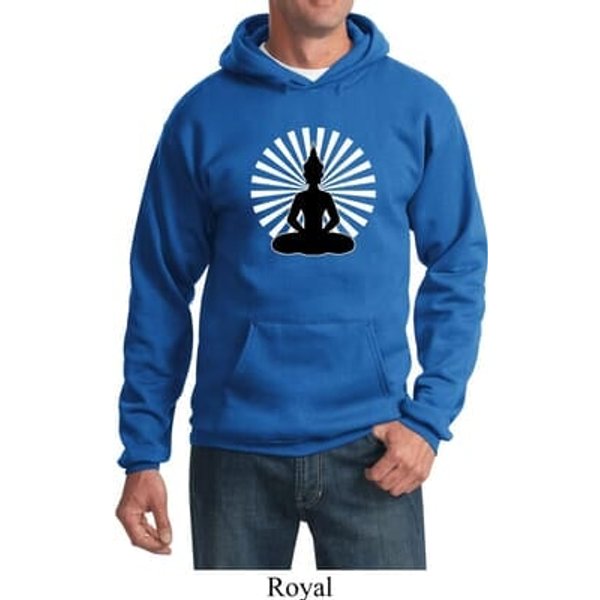Yoga Hoodie Meditating Buddha Hoody