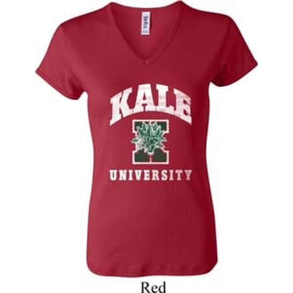 Yoga Kale University Darks Ladies V-neck Shirt