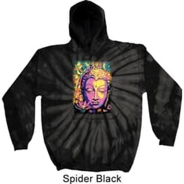 Yoga Psychedelic Buddha Tie Dye Hoodie