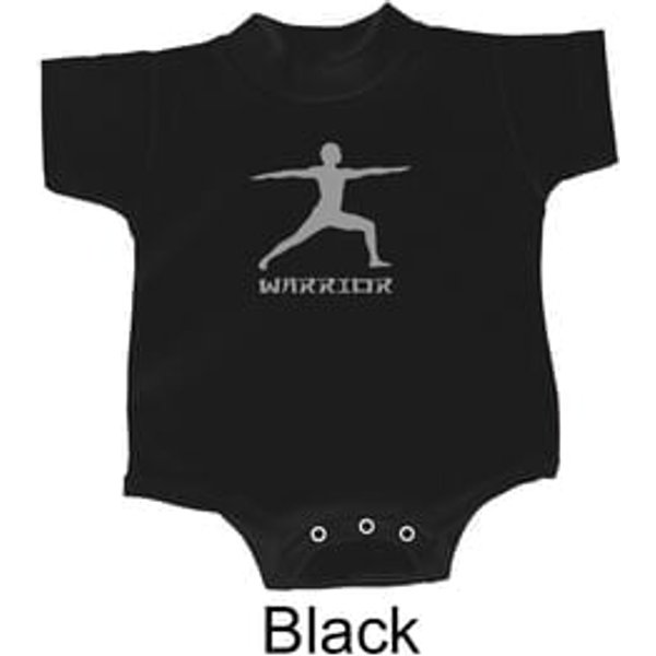 Yoga Romper Warrior 2 Pose Meditation Infant Baby Creeper