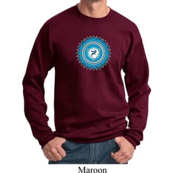 Yoga Sweatshirt Blue Vishuddha Sweat Shirt