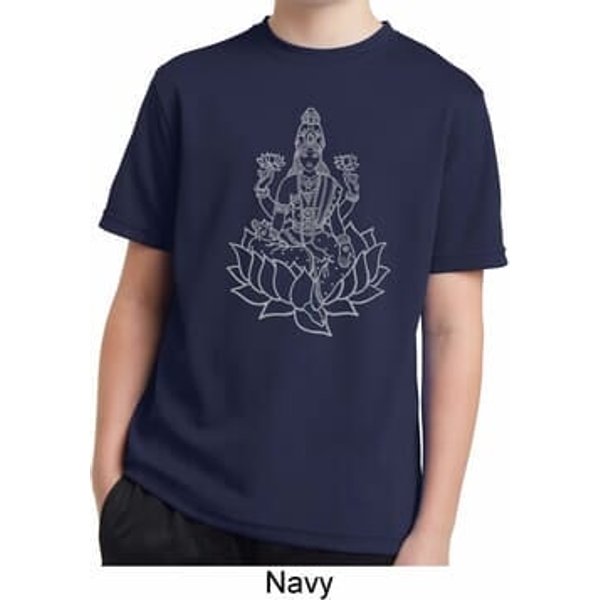 Yoga Tara Sketch Kids Moisture Wicking Shirt