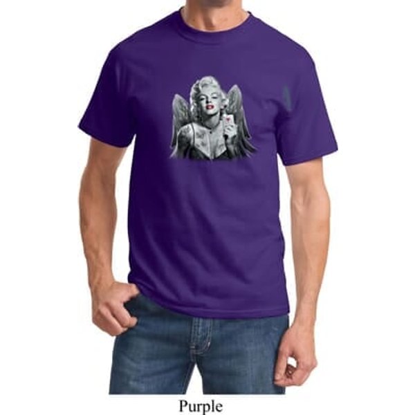 Mens Marilyn Monroe Shirt Marilyn Butterfly Tee T-Shirt