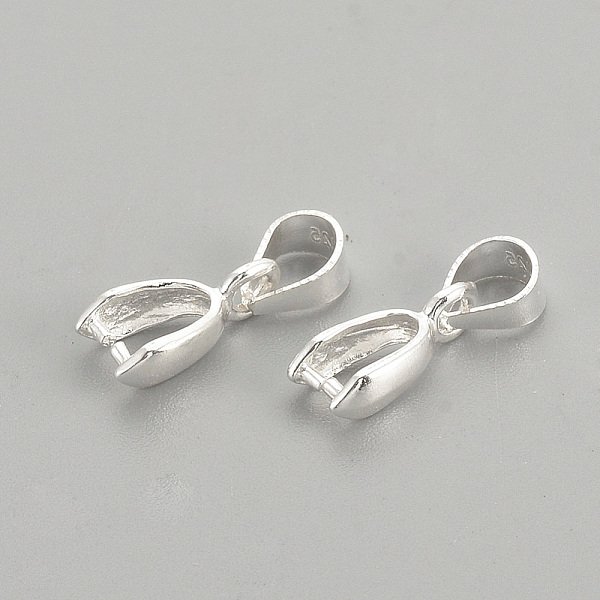 Pendentifs En 925 Argent Sterling, Ice Pick & BéLièRes, Avec 925 Timbre, Couleur D'argent, 16Mm, Trou: 5Mm, Pin: 0.5 Mm-image