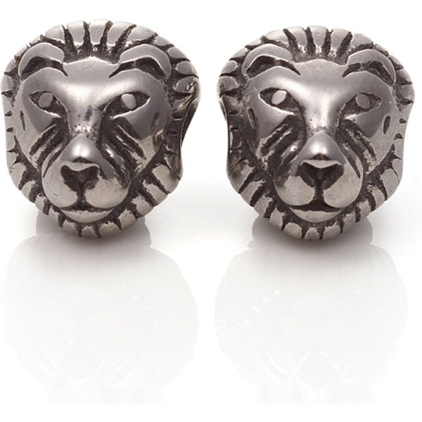 Perline In Acciaio Inossidabile 304, Ferro, Argento Antico, 12X10.5X8Mm, Foro: 3 Mm-image