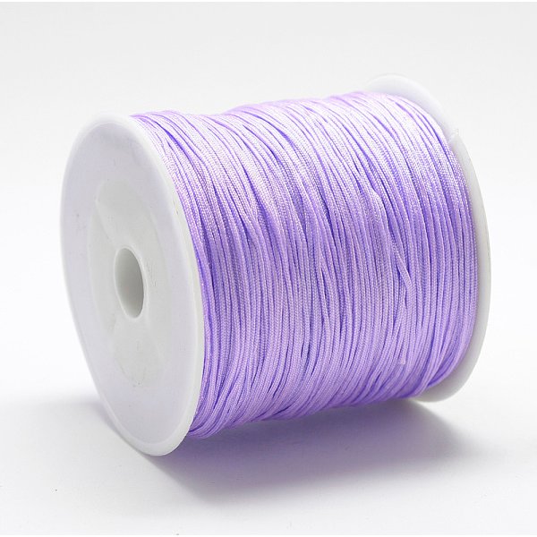 Hilo De Nylon, Cuerda De Anudar Chino, Ciruela, 0.8Mm, Alrededor De 109.36 Yarda (100 M) / Rollo-image