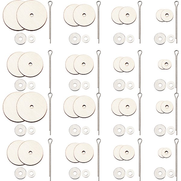 8 Juego De 8 Estilos De ArtesaníA De MuñEcas De Madera Y Hierro Para Accesorios De Diy De Juguetes, Encaje Antiguo, 8-24X2-2.5Mm-image