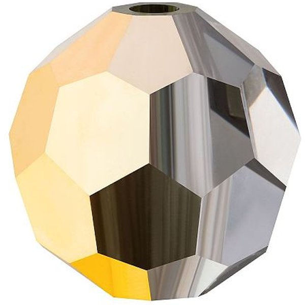 Perle Di Cristallo Preciosa, Cristallo Ceco, 451 19 602 Giro, 00030 262 Oro, 4Mm, Foro: 1 Mm-image
