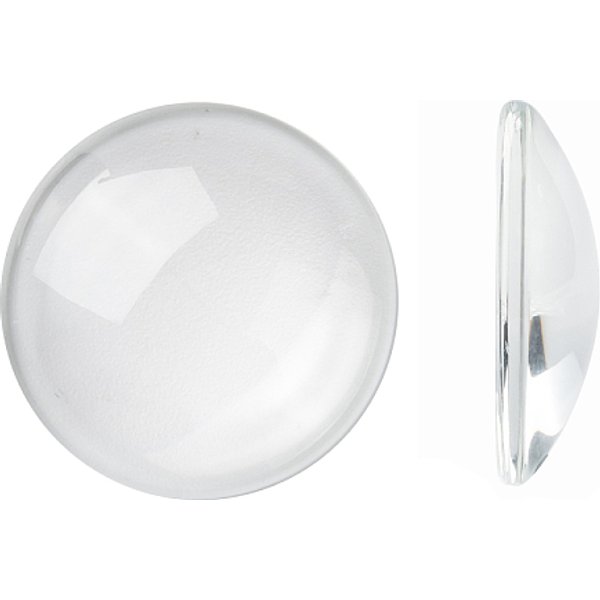Transparent Glass Cabochons, Clear Dome Cabochon For Cameo Photo Pendant Jewelry Making, Clear, 29.5-30X7Mm-image