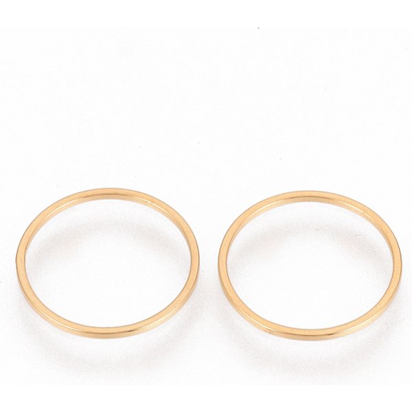 Verbindungsring Aus Edelstahl 304, Ring, Golden, 16X0.8 Mm-image