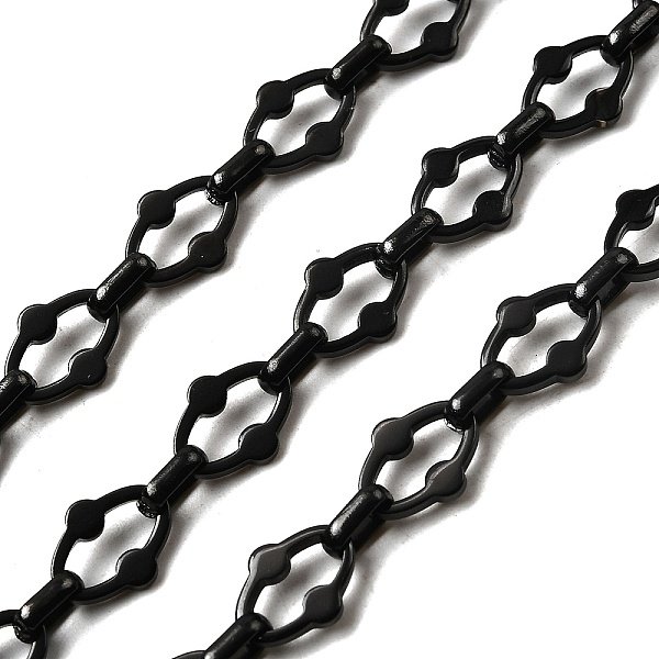 ChaîNes à Maillons Ovales En Acier Inoxydable 304, Non SoudéE, Placage Sous Vide Pvd, Noir, 11X8.5X1.4Mm-image