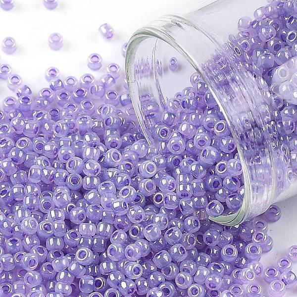 Toho Round Seed Beads, Japanese Seed Beads, (916) Lavender Ceylon Pearl, 11/0, 2.2Mm, Hole: 0.8Mm, About 1110Pcs/10G-image
