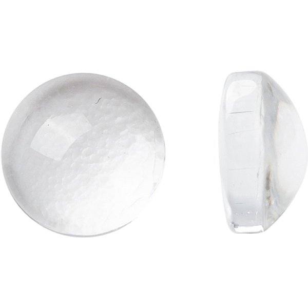 Transparente Glas Cabochons, Halbrund / Dome, Transparent, 5.5-6X3 Mm-image