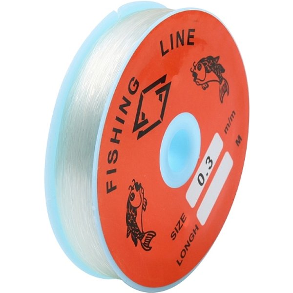 Transparent Fishing Thread Nylon Wire, Clear, 0.3Mm, About 109.36 Yards(100M)/Roll-image