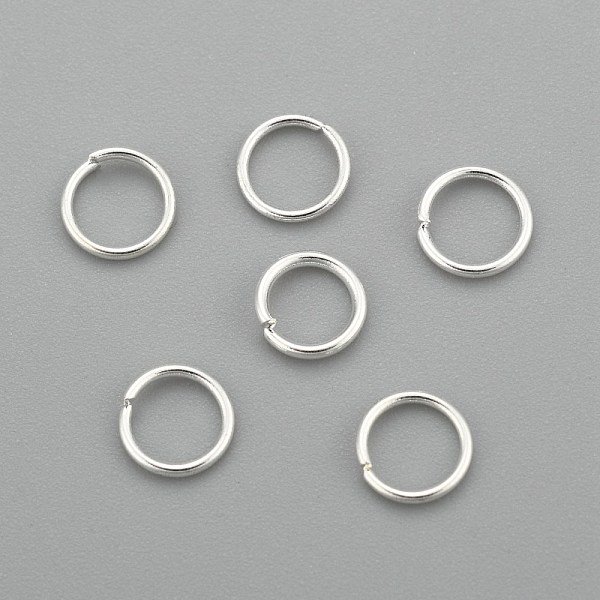 304 Stainless Steel Jump Rings, Open Jump Rings, Silver, 5X0.6Mm, Inner Diameter: 3.8Mm-image
