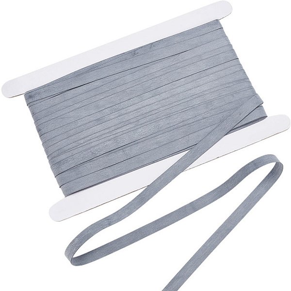 Ceinture éLastique En Caoutchouc De 40 M, Bande éLastique Pour La Couture De VêTements, Plat, Gris Clair, 10Mm-image