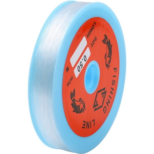 Fil De PêChe De Nylon Transparent, Clair, 0.5Mm, Environ 98.42 Yards (90 M)/Rouleau-image