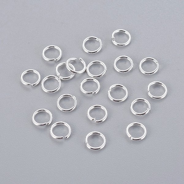 Anillos De Salto De Acero Inoxidable 304, Anillos Del Salto Abiertos, Color Plateado, 20 DiáMetro, 4X0.8Mm, DiáMetro Interior: 2.5 Mm-image