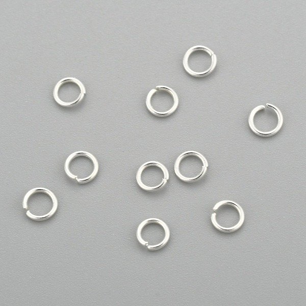 304 Stainless Steel Jump Rings, Open Jump Rings, Silver, 3.5X0.6Mm, Inner Diameter: 2.3Mm-image